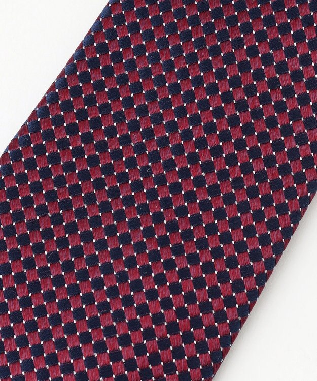 J.PRESS MEN 【J.PRESS 10PLY LUXURY SILK COLLECTION】マイクロジャガード ネクタイ ワイン系7