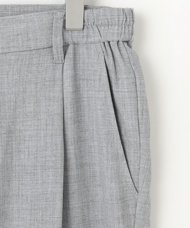 23区GOLF 【MEN】ウールライク　ワンタックテーパードパンツ ライトグレー系