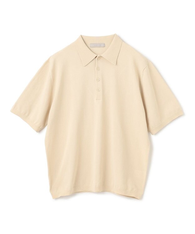 UNFILO MENS スゴ機能美 ニット ポロシャツ【ギフトにもおすすめ】 ベージュ