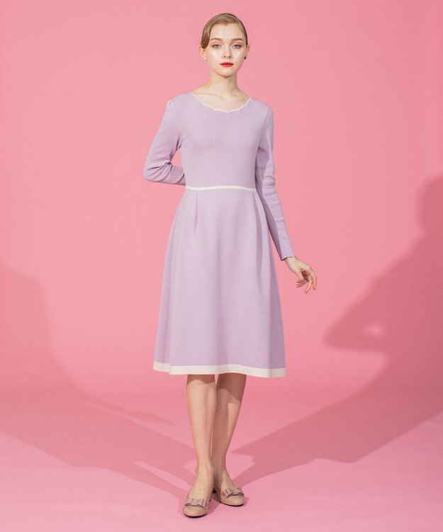 TOCCA 【洗える！】CLOUDY KNIT DRESS ニットドレス ピンク系