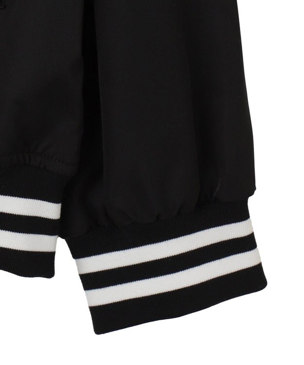 WEGO 【ユニセックス着用ITEM】グラフィックフードスタジャン ブラック