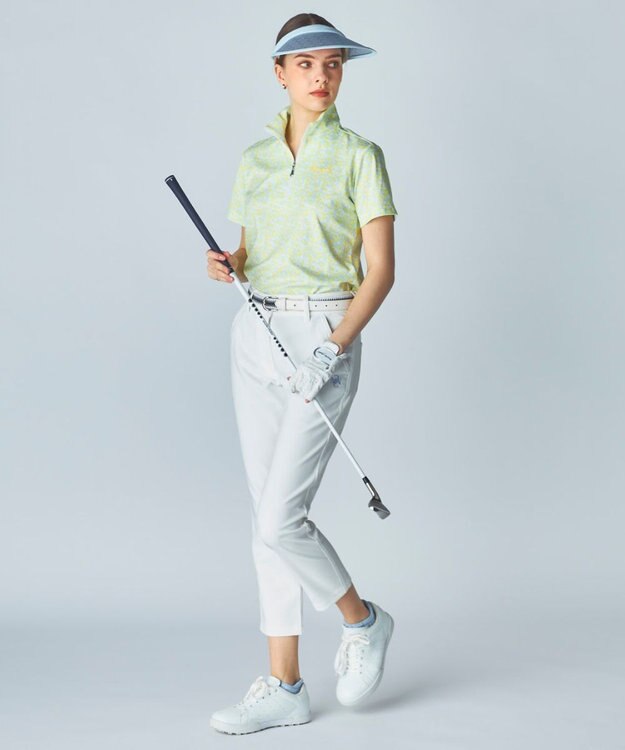 FILA GOLF／marie claire 【marie claire SPORT】 ９分丈ロングパンツ ホワイト