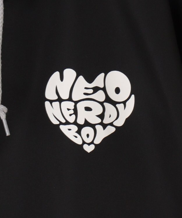 WEGO 【ユニセックス着用ITEM】グラフィックフードスタジャン ブラック