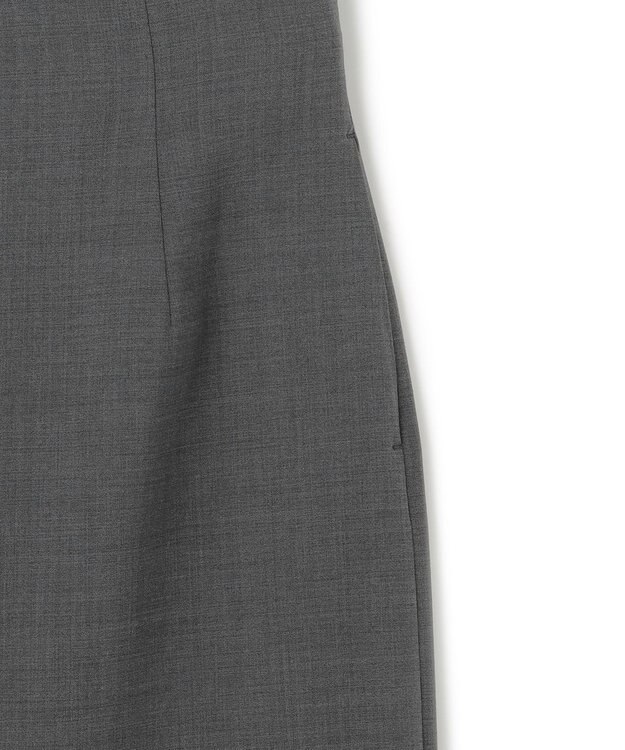 BEIGE， 【Precious 2月号掲載】LAC / 2WAYストレッチIラインスカート C.Gray