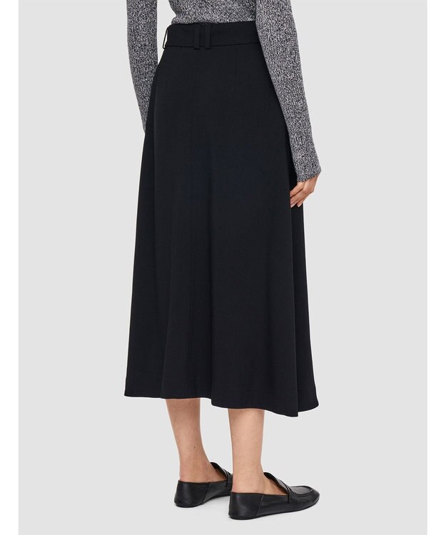 JOSEPH フルイドツイル　ユーティリティスカート Black