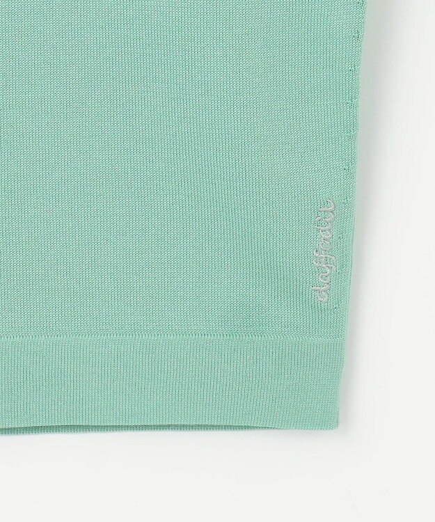 自由区 【アンサンブル対応・洗える】アセテートコットンプルオーバー ニット グラスグリーン