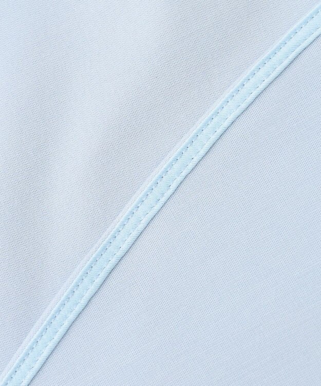 UNFILO BEAUTY FORM ペプラムＴシャツ スカイブルー