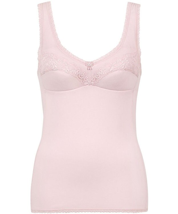 Wing カップ付きインナー 安定感のある自然なバストライン ノースリーブ NT7126 ウイング／ワコール ピンク