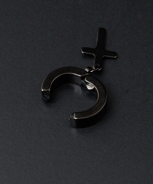 WEGO Ｍステンレスフープカフイヤリング 柄7