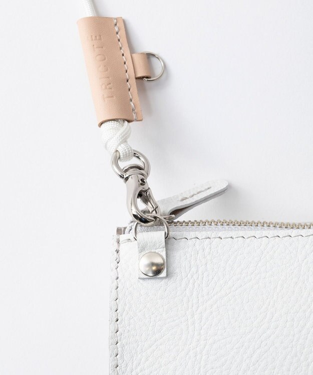 TRICOTE 【2WAY】PVC ミックス スマホ ポーチ / ショルダー 90WHITE