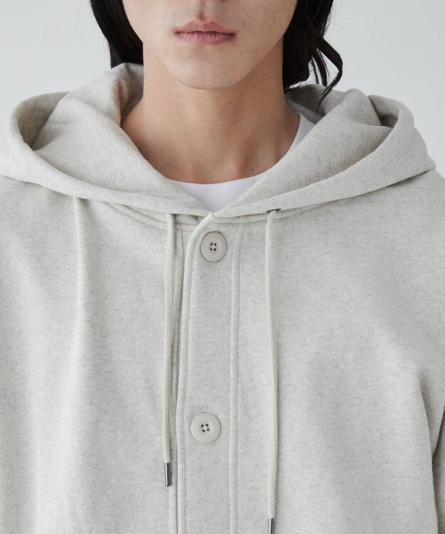 WEGO 【ユニセックス着用ITEM】スウェットボタンカーディガン グレーその他