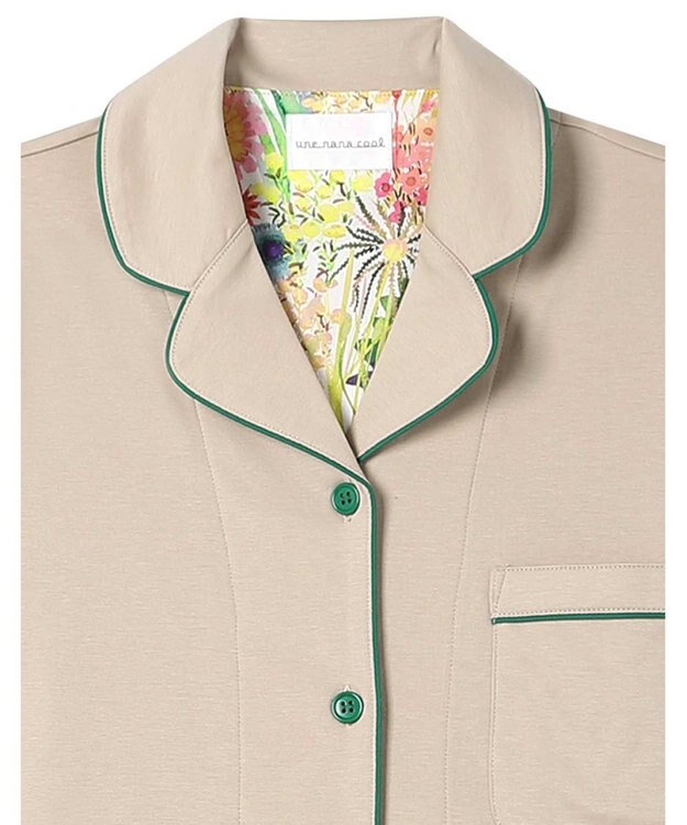 une nana cool 【綿100％】シルケットスムースパジャマ　MADE WITH LIBERTY FABRIC BE