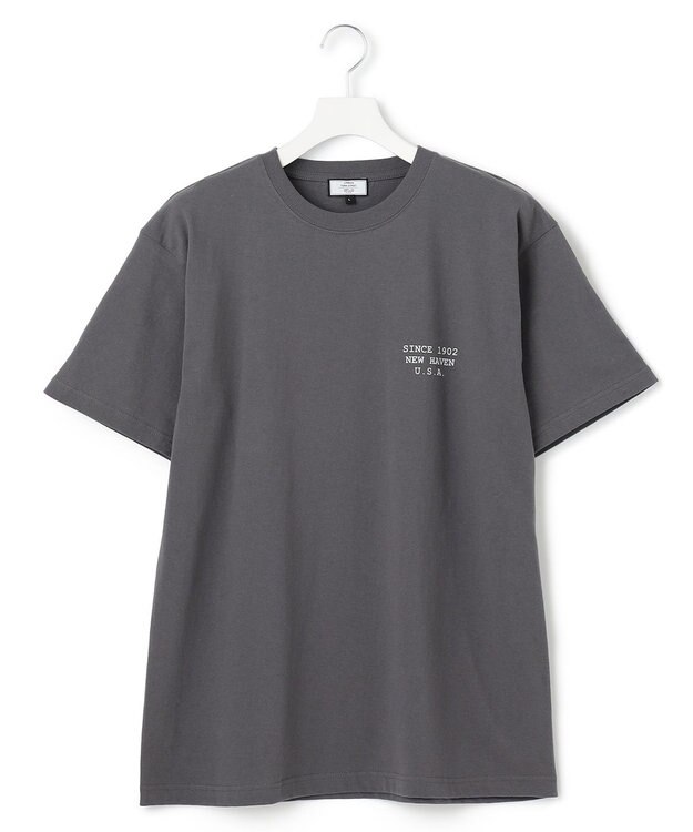 J.PRESS YORK STREET 【UNISEX】フロント＆バックプリント Tシャツ グレー系
