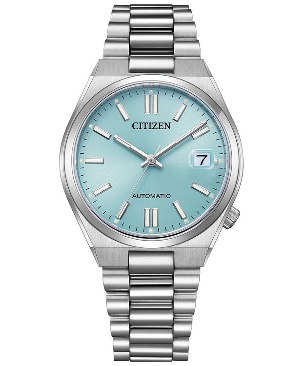 CITIZEN 【TSUYOSA 37mm】アイスブルーがさわやかなメカニカルウオッチ NJ0200-50L ブルー