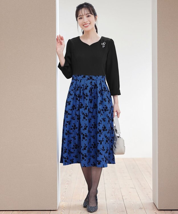 Tiaclasse 【安田美沙子さん着用】キュービックリボンモチーフブローチ シルバー