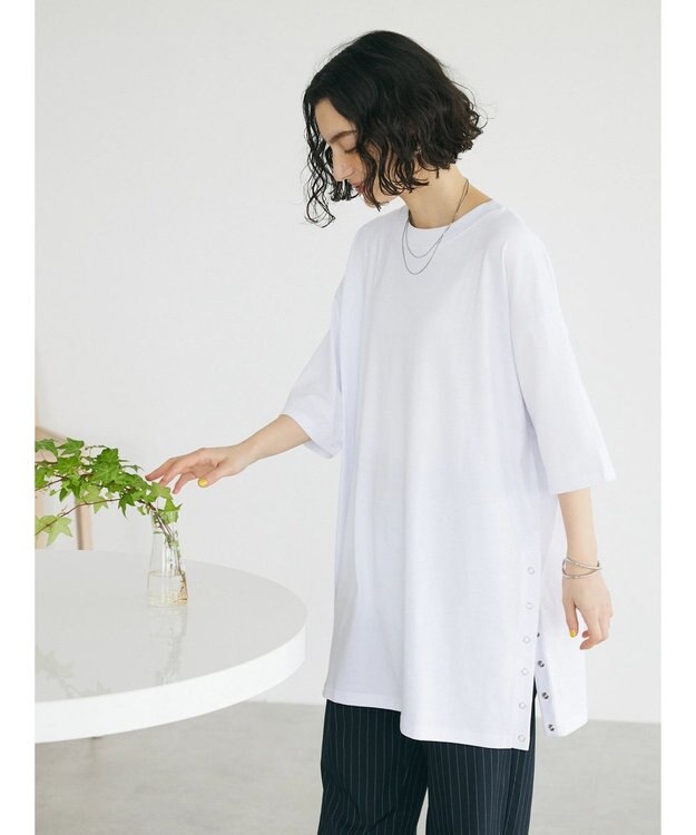 CRAFT STANDARD BOUTIQUE リングドットチュニック White