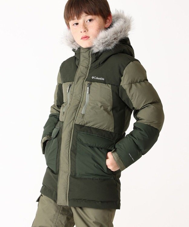 Columbia Columbia/ 【KIDS】マーカムピークフュージョンIIパーカー /コロンビア Greenscape、 Stone Green