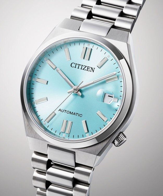 CITIZEN 【TSUYOSA 37mm】アイスブルーがさわやかなメカニカルウオッチ NJ0200-50L ブルー