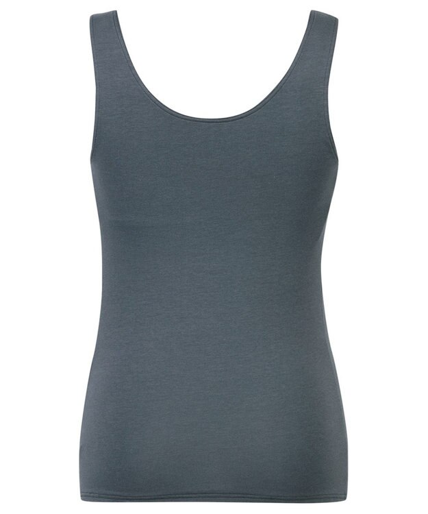 Wing カップ付きタンクトップ ラク きれいなバストシルエット 綿混(身生地部) 【シンクロブラトップ 綿混タイプ】 ブラトップ ET7131 ウイング／ワコール ダークブラウン