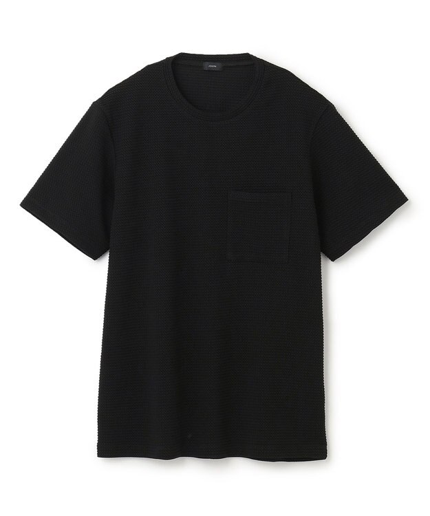 JOSEPH HOMME 【オリジナル素材】ライトタックジャージー クルーネック ブラック系