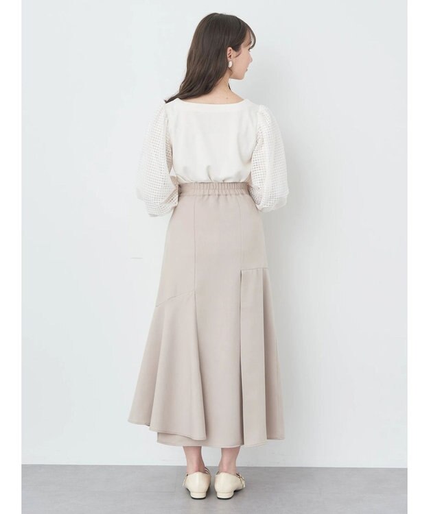 earth music&ecology アシメキリカエスカート Beige