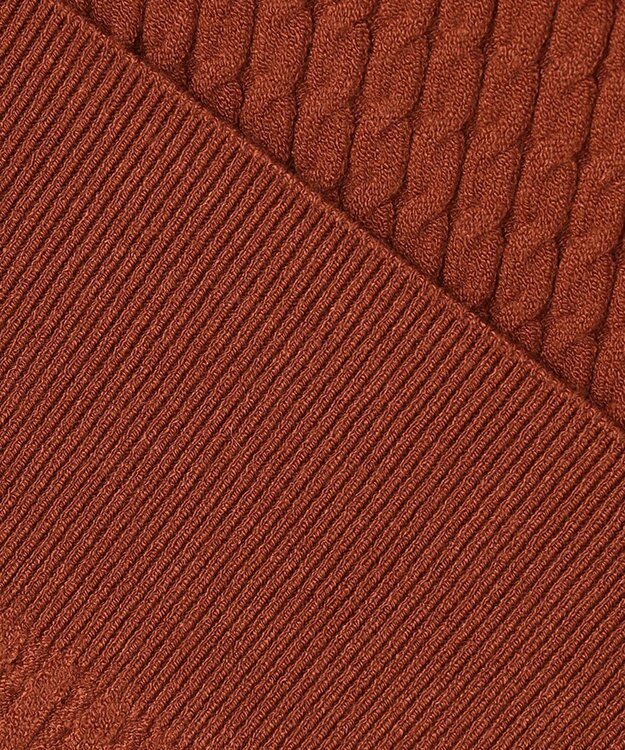 JOSEPH ABBOUD 【チクチクしない/イージーケア】SNOWYタートルネックニット オレンジ系