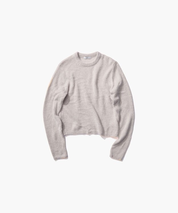 ATON SILK ALPACA | クルーネックセーター BEIGE