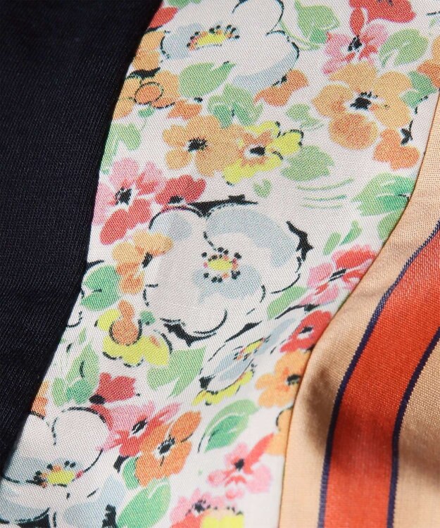 Paul Smith Floral Patchwork ミックスアップ 半袖Tシャツ ネイビー