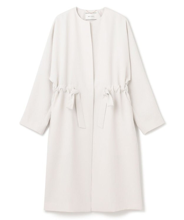 BEIGE， MARIE / ノーカラーコート Ecru