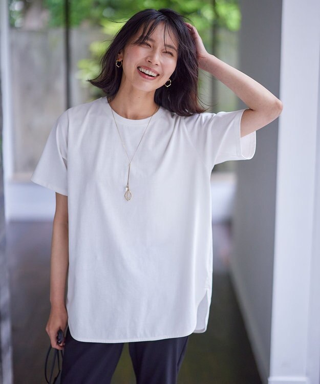 ANY 半袖テールＴシャツ オフ