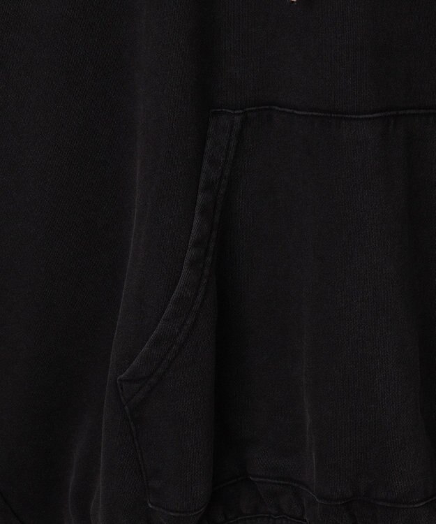 WEGO アシッドウォッシュバルーンパーカー ブラックその他