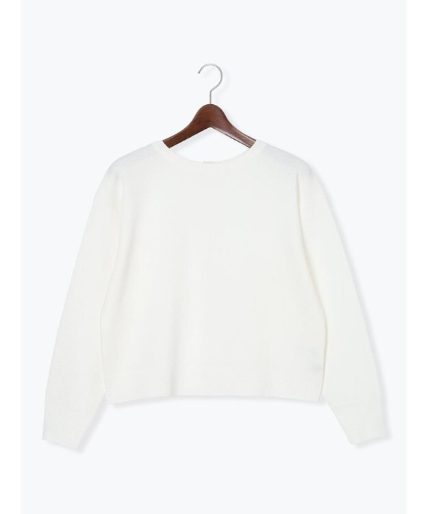 Te chichi 前後2WAYスウェットライクニット オフホワイト