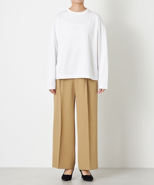 NAVE 【ReNAVE】ファンクションT ロングスリーブＴシャツ ホワイト系