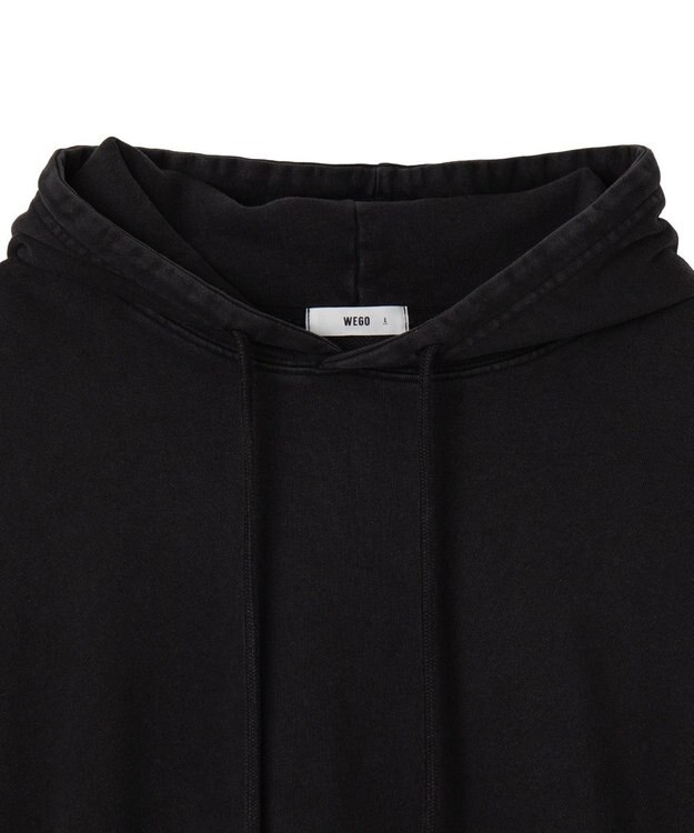 WEGO アシッドウォッシュバルーンパーカー ブラックその他