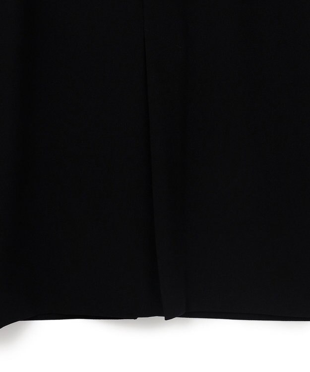 BEIGE， 【Lsize・セットアップ対応】CINDY / 配色ネック フレンチドレス Black x Black