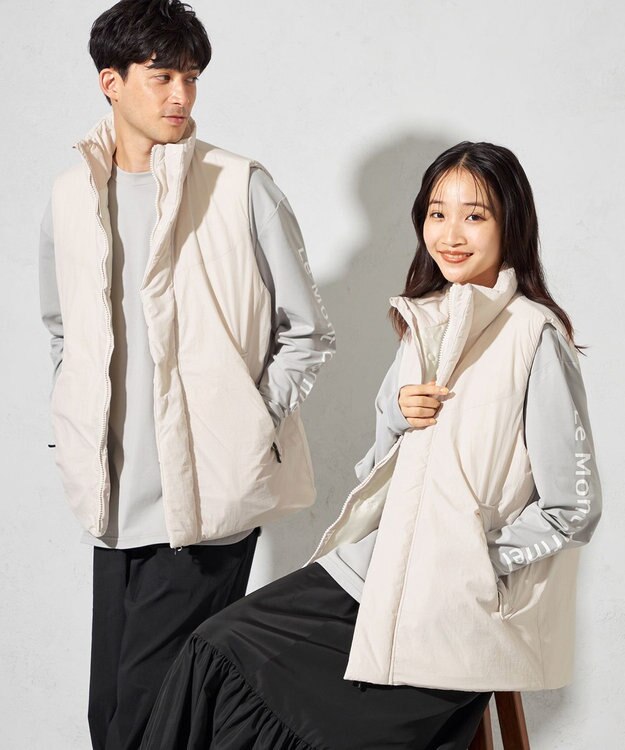 SHARE PARK MENS 【UNISEX】蓄熱中綿モンスターベスト（L・XLサイズ） オフホワイト