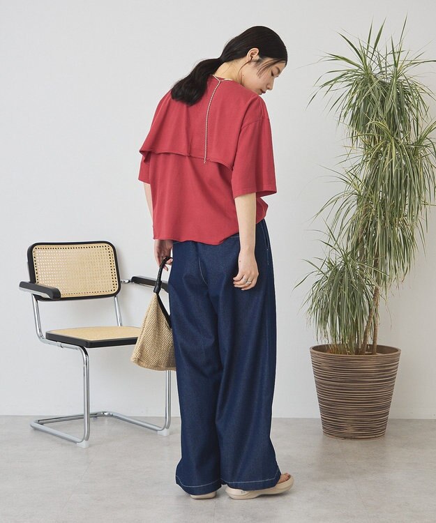 AMERICAN HOLIC イージーデニムワイドパンツ Indigo