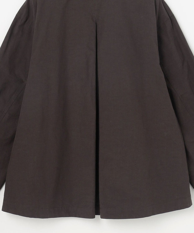 自由区 【カタログ掲載・春の必需品・オンオフ使える】コットンリネンウェザーライト コート ブラウン