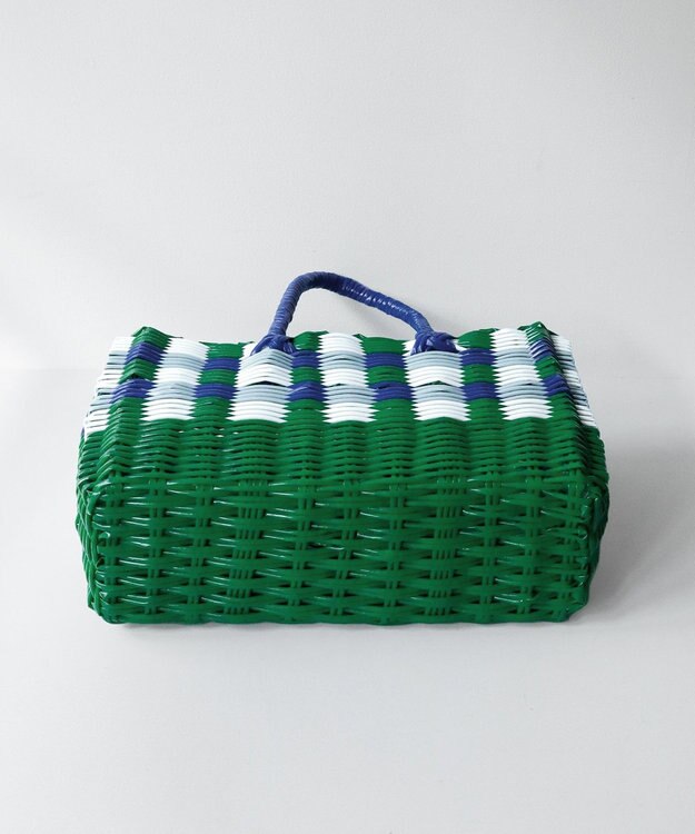 Tiaclasse パターンマルシェバッグ グリーン