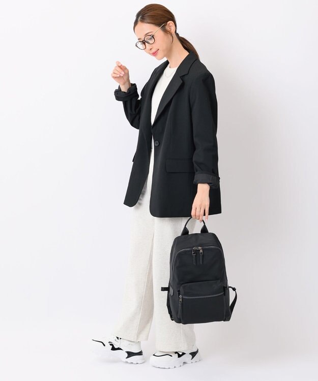 ACE BAGS & LUGGAGE W&.Day/Night ハウン スリムリュック B5サイズ 15571 ダブルアンドデイナイト ブラック