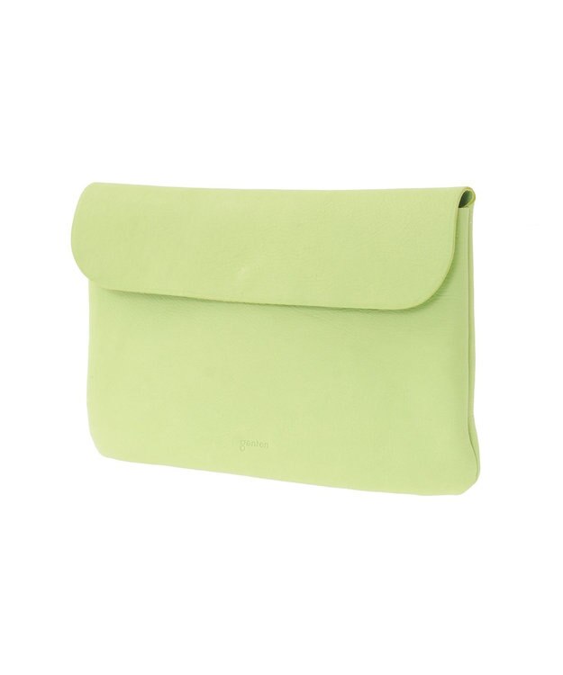 genten フルーツマーケット サステナブルポーチ キミドリ