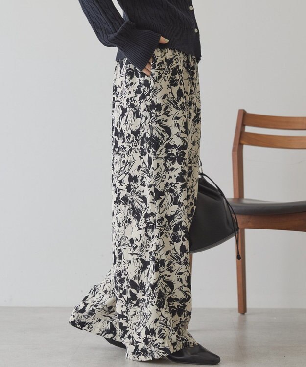 AMERICAN HOLIC 【先行予約】【イージーケア】アソート柄パンツ Black