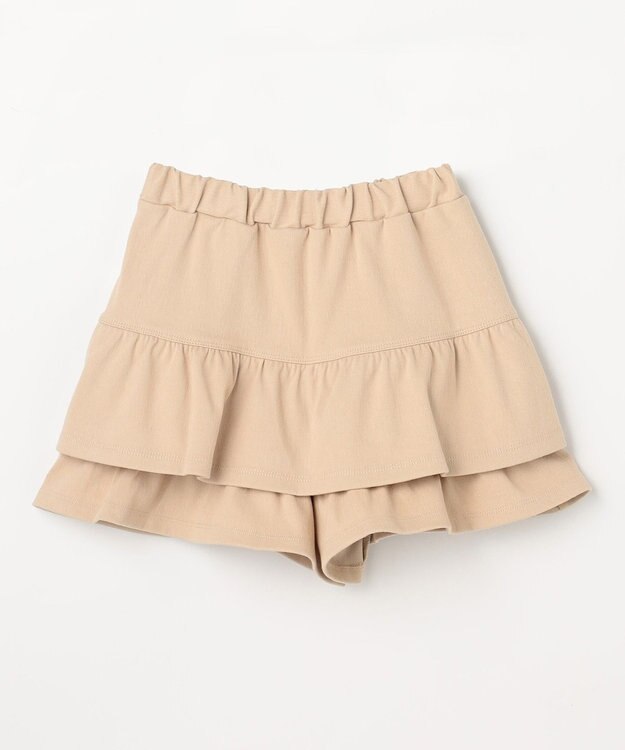 組曲 KIDS 【110-140㎝】リボンティアード キュロット ベージュ