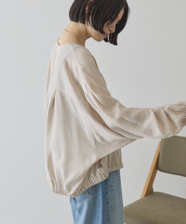 AMERICAN HOLIC Vネックドルマンブルゾン Light Beige