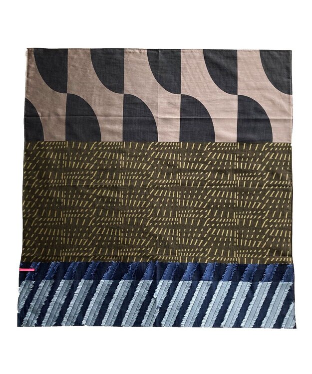 POLS キュプラスカーフ ブルー