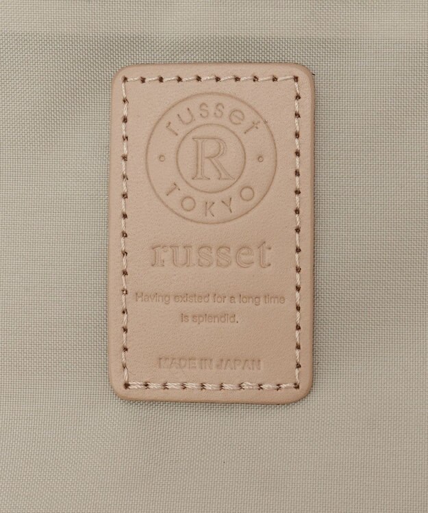 russet ナイロンジャガードメタルバックルショルダーバッグ M(CE-1671) Ecru