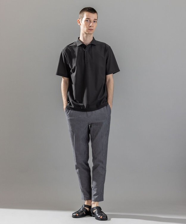 JOSEPH HOMME <新色追加>新素材【抜群の通気性/360度ストレッチ】エアトールストレッチ ポロシャツ 【新色】グレー系