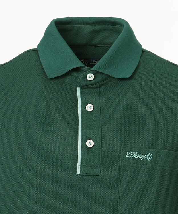 23区GOLF 新色追加！全色揃えたくなる逸品【MEN】【WEB限定/消臭/UV/吸汗速乾】カノコポロシャツ ダークグリーン系