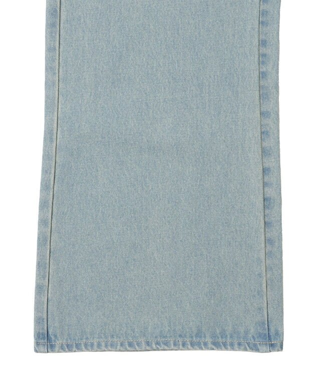 WEGO ボタンフライローライズフレアデニム デニム淡加工色