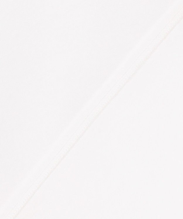 J.PRESS LADIES コットンスムース ノースリーブ シャツテール カットソー ホワイト系